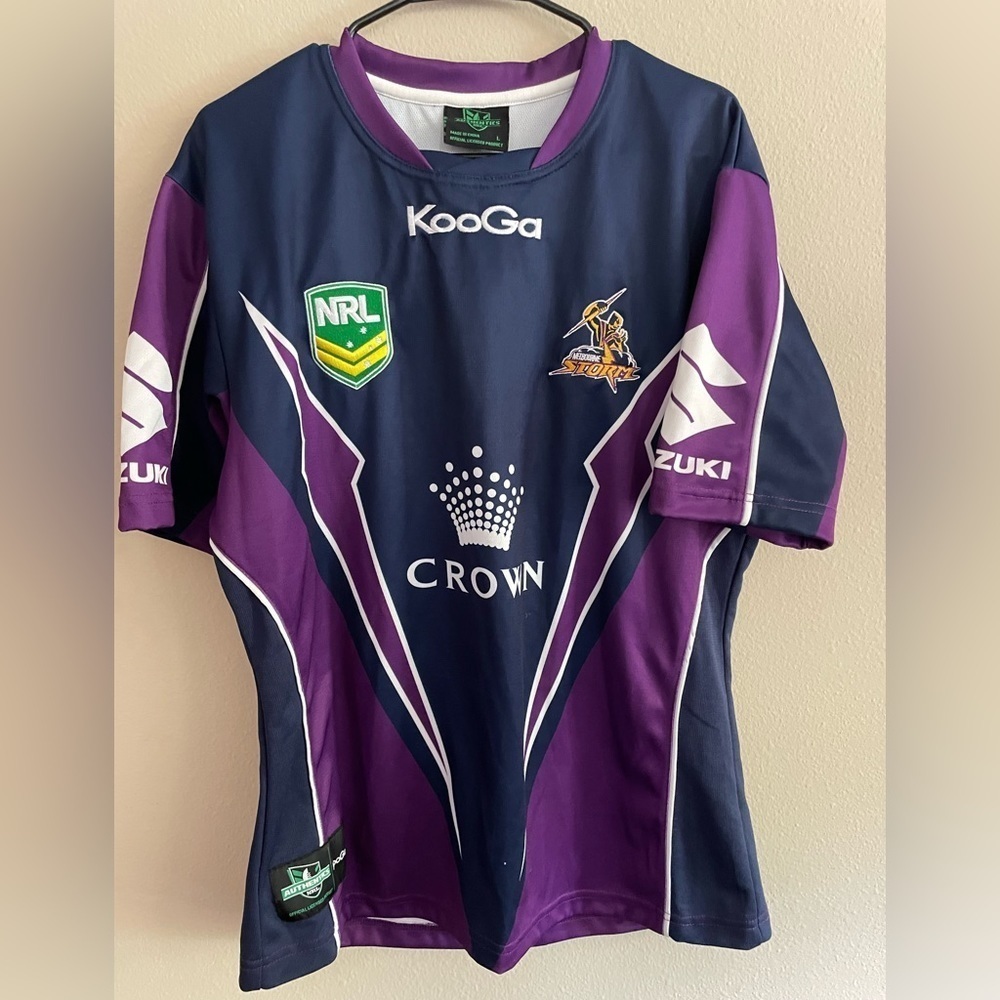 KOOGA MELBOURNE STORM SUZUKI NRL JERSEY L